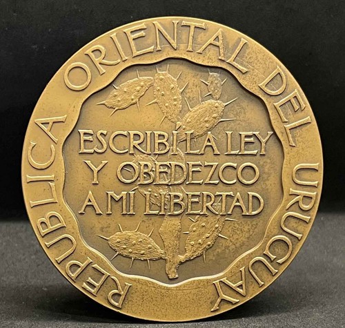 BY ZORRILLA URUGUAY CONSTITUTION 1930 ART NOUVEAU FLYING WOMAN SCARCE BIG SIZE!! - Picture 14 of 15
