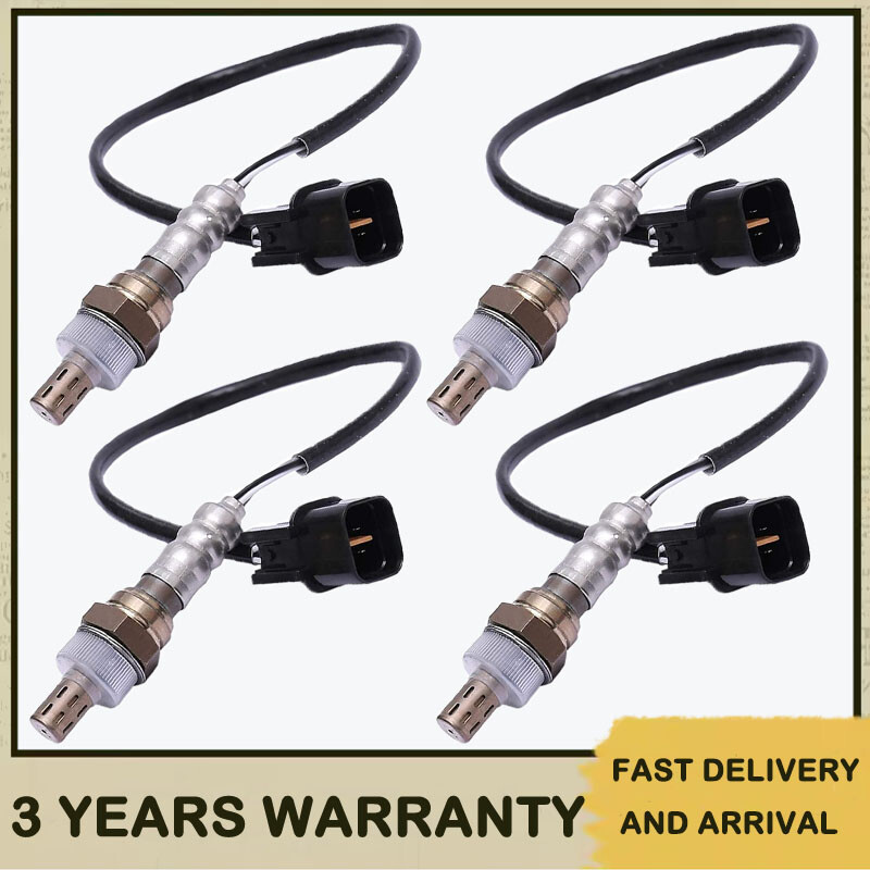 Set of 4 Upstream+Downstream Oxygen Sensors For 2003-06 Hyundai Santa Fe 2.7L V6