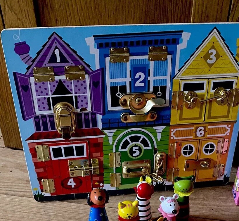 large wooden toy bundle Montessori educational Sensory preschool baby