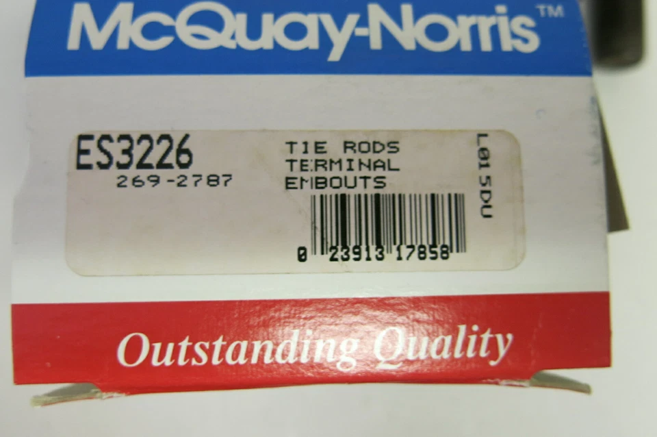 NOS McQuay-Norris Steering Tie Rod End ES3226 fits Chrysler Dodge Plymouth 78-91 - Image 2 of 2