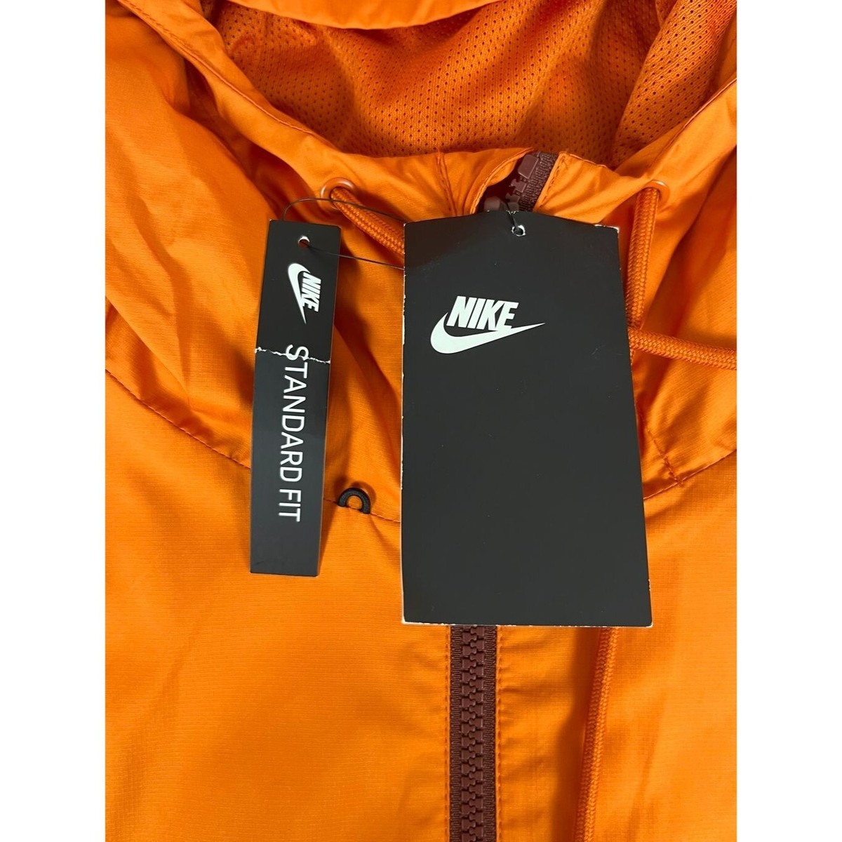NWT Nike Jacket Orange Color Block Long Sleeve Full Zip NWT Nike Jacket Orange Color Block Long Sleeve Full Zip