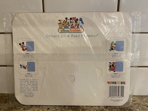 Cornice fotografica vintage Disney bambini Topolino giocattoli R Us It's A Small World - Foto 2 di 2