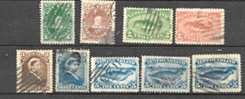 NEWFOUNDLAND SELECTION 1868 to 1896  MINT HR USED FVF - Image 2 of 2