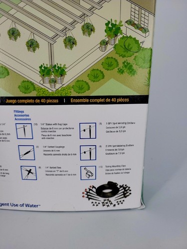 New Rain Bird Patio Plant Watering Kit Direct Watering for up to 8 Planters - Picture 7 of 7