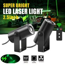 For Polaris RZR XP UTV ATV Whipless Laser Green LED Whip Lights Antenna Remote