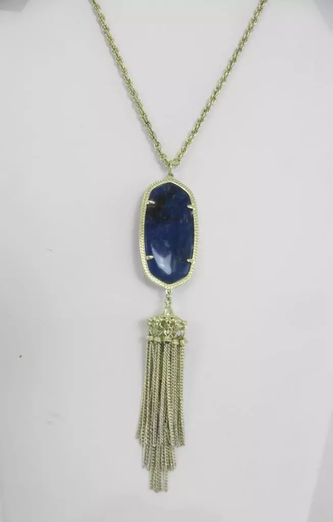 Kendra scott 2024 blue lapis necklace