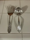 1932 King Richard Towle Sterling Silver 7” Ladle & 8 1/8” Medium Cold Meat Fork