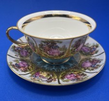 Bavaria Germany Porcelain China tea set Fragonard Courting Couple