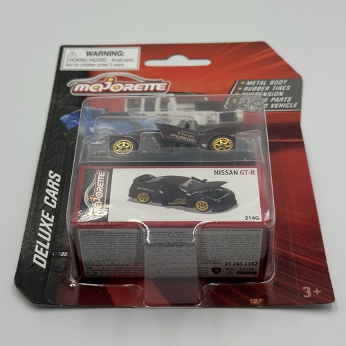 Majorette Deluxe Cars Nissan GT-R (Purple w/Gold Rims) - Picture 2 of 6