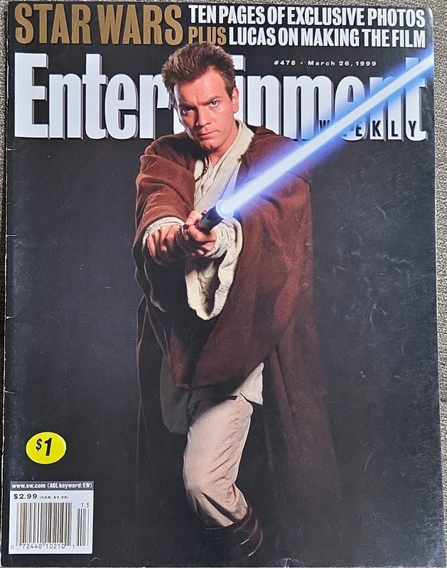 Entertainment Weekly Issue 478 March 1999 Star Wars Illustrated Exclusive Photos