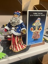 one 10'' patriotic santa