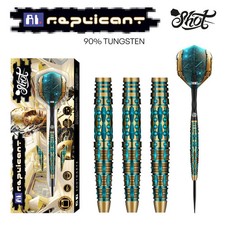 Shot AI Replicant Steel Tip Dart Set-90 Tungsten Barrels-23gm