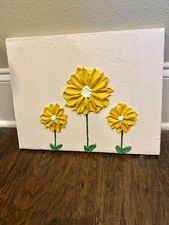 New Original Acrylic 3D Painting On Canvas Board 11”x14” Signed