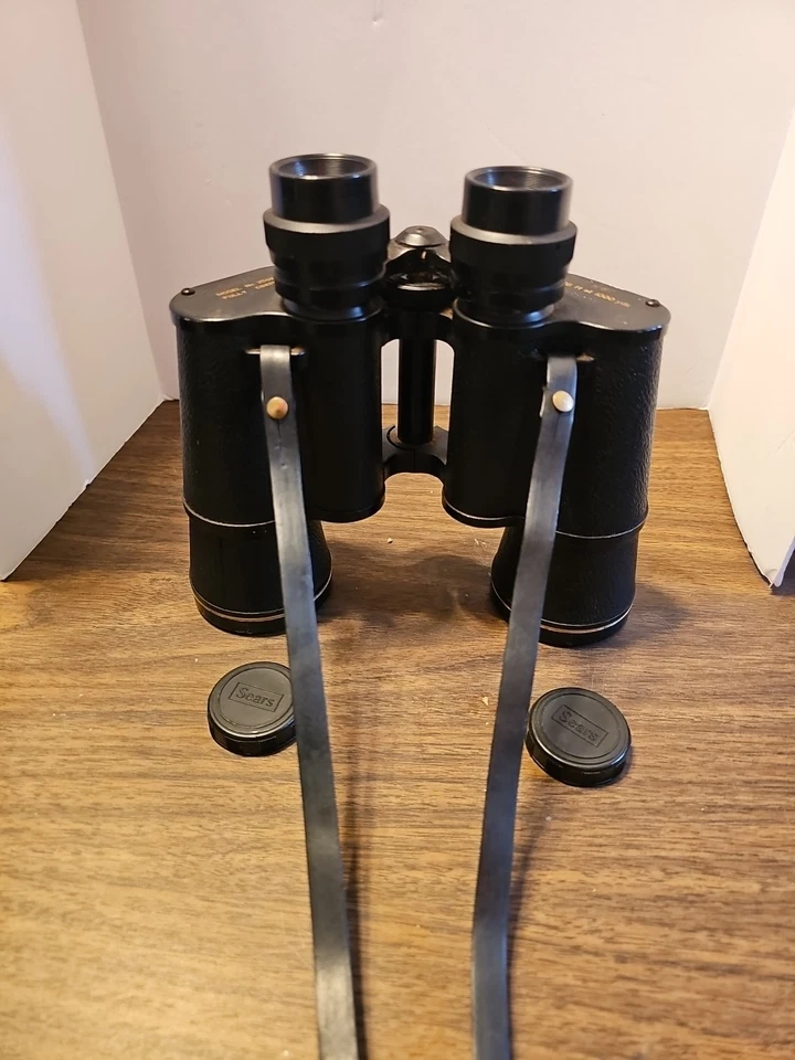 Vintage SEARS Binoculars 7x-50mm Quick Focus with Case - Image 2 of 4