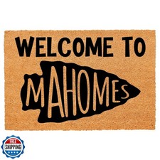 Funny Coir Doormat Welcome to Front Door Entryway Outdoor with Heavy Duty Por