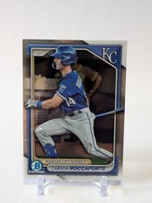 2024 Bowman #BCP-33 Carson Roccaforte Chrome Prospects KC Royals