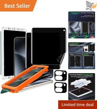Privacy Screen Protector for Pixel 10 Pro Fold Tempered Glass Camera Lens Eas...