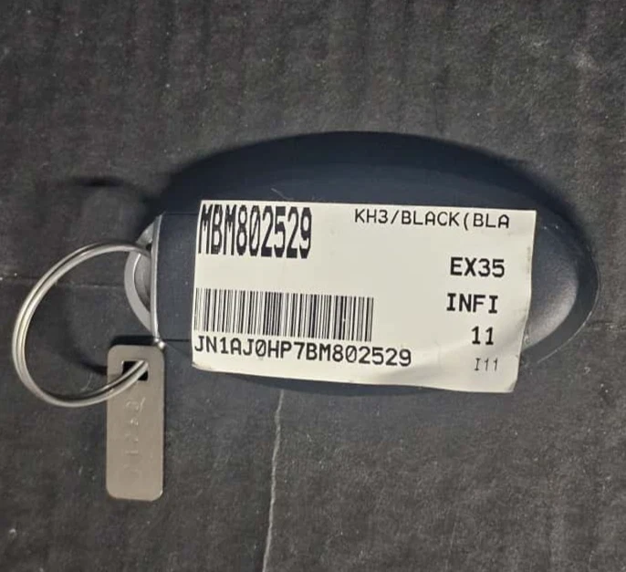 Mando a distancia original 2008-2017 Infiniti Ex35 OEM entrada inteligente sin llave negro sin cortar Foto 2 de 3