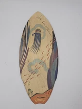 John Gabriel Beckman Artwork Mini Surfboard Catalina Art Museum CyaInCalifornia