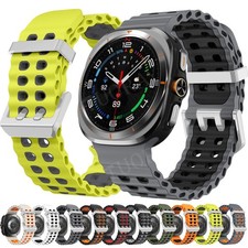 Silicone Watch Wrist Band Strap For Samsung Galaxy Watch Ultra 47mm Replacement