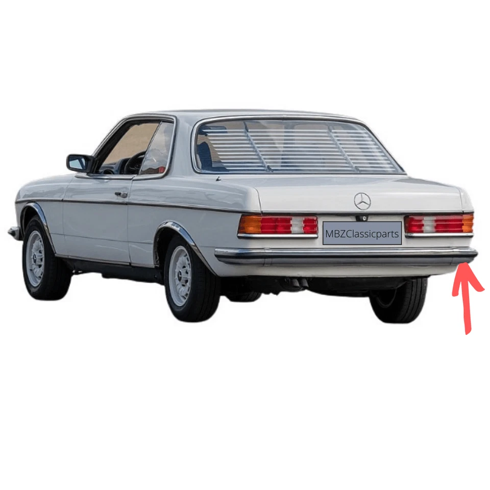 Bumper Corner Rear Right New For Mercedes Benz W123 Coupe Sedan - Image 2 of 4