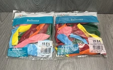 Way To Celebrate Balloons 40 Ct Standard Assorted 9in & 12in Party Decor