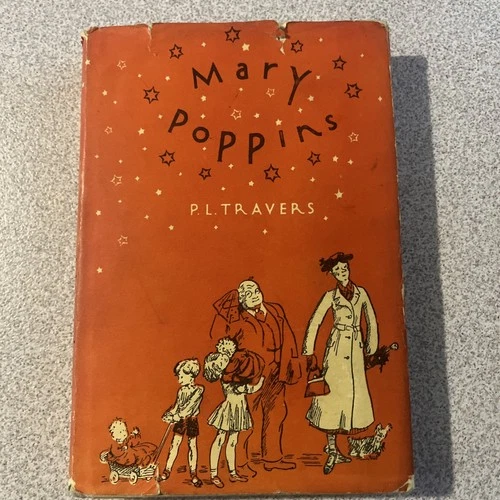 MARY POPPINS BOOK P.L. TRAVERS 1959 Reprint Of 1934 1ST EDITION HC W/DUST JACKET