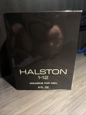 HALSTON I-12  COLOGNE FOR MEN 4 OZ ORIGINAL FORMULA PURPLE JUICE