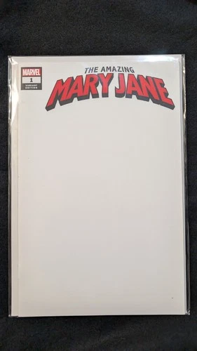 Amazing Mary Jane #1 Blank Variant Cover 2020 Marvel Spider-man NM