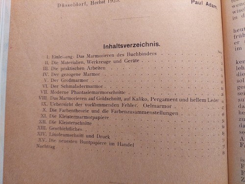 Paul Adam HANDVERGOLDEN + MARMORIEREN 24 Papiermuster BUCHBINDEREI Buchbinder - Picture 14 of 24