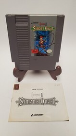 Castlevania II: Simon's Quest (Nintendo NES, 1988) With Manual - Tested