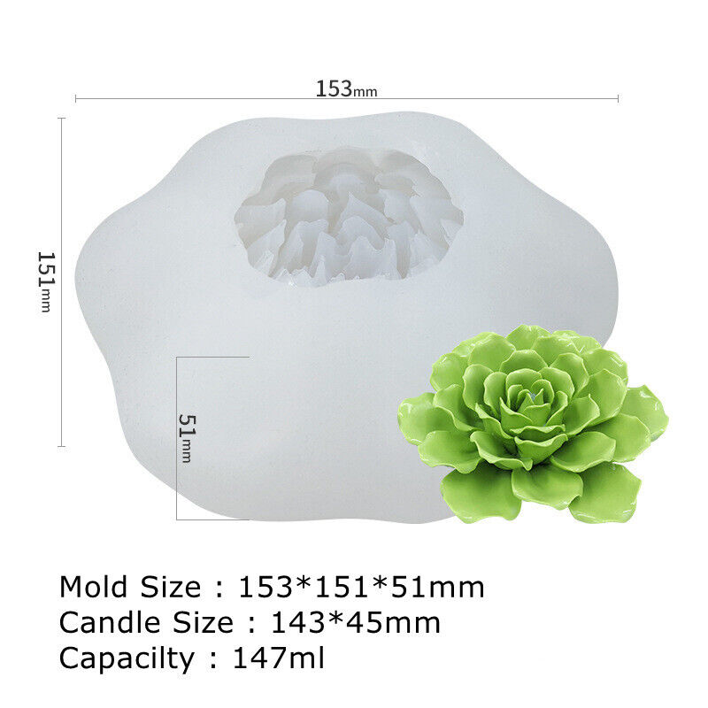 Silicone pillar candle Mold - soap resin mold - 3'' wide – The Handmade  Charm