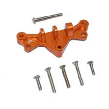GPM Alum Mount Front Or Rear Gearbox Upper Suspension Links Orange: Losi 1/8 LMT