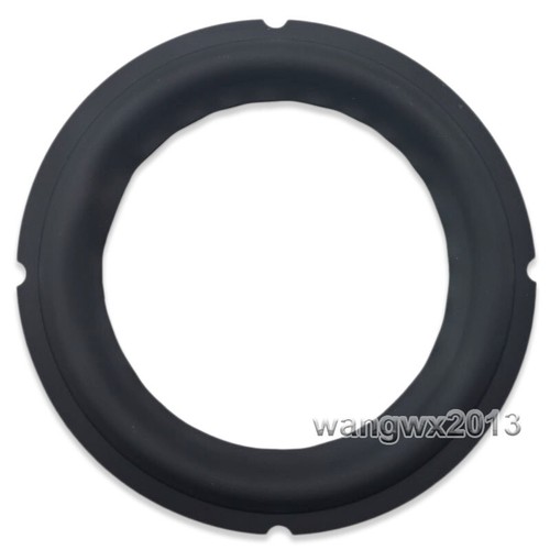 2x 6,5" pulgadas Altavoz Borde de goma Bajo Plegable Woofer Circular Circular Reparación - Imagen 3 de 7