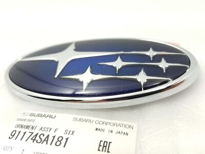 Genuine OEM Subaru 91174SA181 Rear Liftgate Tailgate Emblem Badge