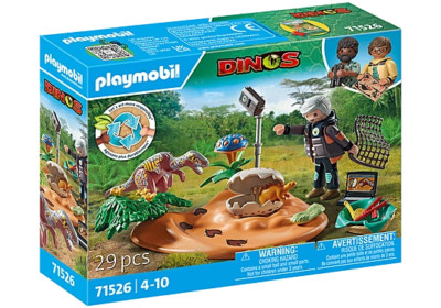 Playmobil #71526 Stegosaurus Nest with Egg Thief NEW!