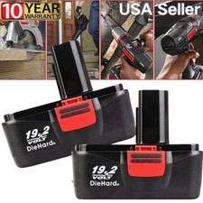 2Pack for Craftsman 19.2 Volt 11375 Battery C3 DieHard 130279005 11376 130279003
