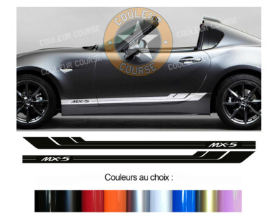 2 X UNTERE STREIFEN FÜR MAZDA MX5 MIATA AUFKLEBER STICKER BD541-26