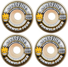 Spitfire Skateboard Wheels 54Mm F4 99A Conical Yellow Print