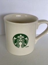 Starbucks 2013 14 oz Coffee / Tea Mug EUC Green Mermaid Made In The USA