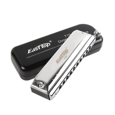 EASTTOP Professional Chromatic Harmonica C Standard 10Holes 40Tones Mouth Organ