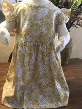 Girls 3T Gold/yellow Floral Dress