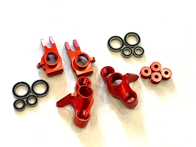 G-MAXX Aluminum Front&Rear Carriers Hub Steering Block Arrma Notorious 6s BLX Red
