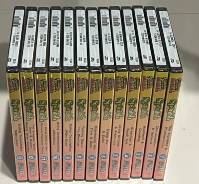 Learn Spanish 13 Dvd Classroom Edition New Highschool College Standard Deviants