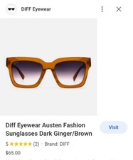 Brand New unworn diff eyewear sunglasses