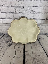 Vintage Aynsley Camellia Bone China Oval Scalloped Trinket Dish Gold Trimmed 7”