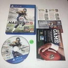 Madden 15 NFL Sony Playstation 4 PS4 Video Game 2014 Disc and Case AV99