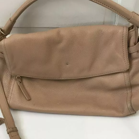 KATE SPADE Cobble Stone Little Minka Cream Shoulder Bag eBay