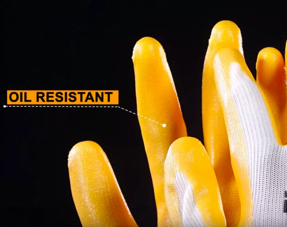 Ingco Nitrile Rubber Working Gloves Hand Protection Oil Resistant 12Pairs XL - image 2 of 4