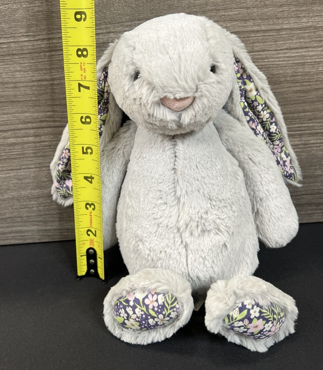  Blossom Silver Bunny グレー ぬいぐるみ Blossom Silver Bunny 'Bloom' - Official Jellycat